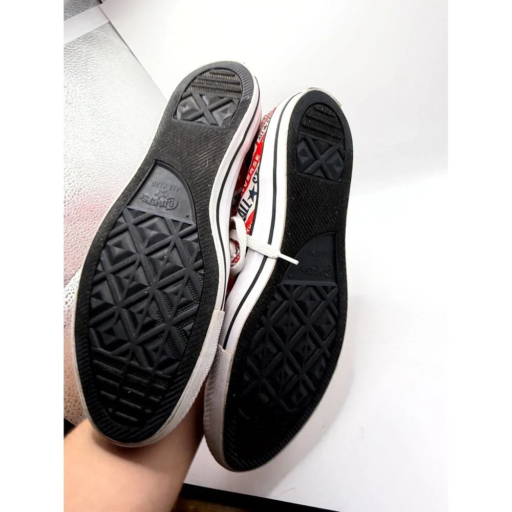 Converse Logo Play Chuck Taylor All Star 166984F Men 10 Sneaker Red Casual Shoes - Picture 6 of 9